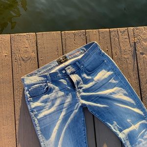 7 for all mankind the straight blue jeans